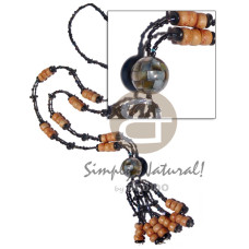 Black rainbow cut beads Black rainbow cut beads