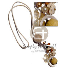 Tassled cream satin cord Tassled cream satin cord