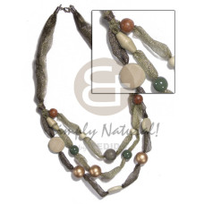 Asstd. wood beads in multi Asstd. wood beads in multi