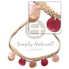 Macrame dangling 5 round Macrame dangling 5 round