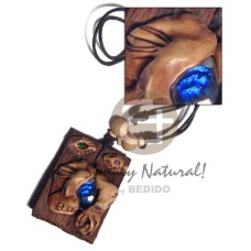 Clay tribal mask on 60mmx40mm Clay tribal mask on 60mmx40mm