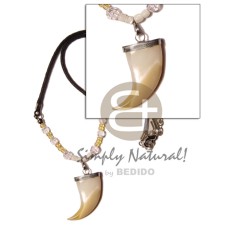 Mop fangs glass beads Mop fangs glass beads