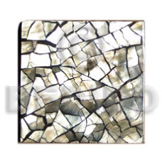 Flat 30mmx30mm square black Flat 30mmx30mm square black