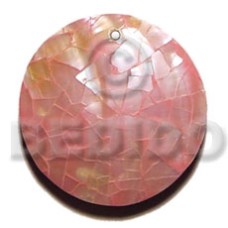 40mm round pink hammershell cracking 40mm round pink hammershell cracking