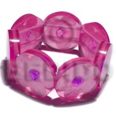 30mm round pink clear resin 30mm round pink clear resin