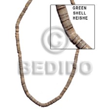 2-3mm green shell heishe