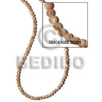 Troca natural nude beads 5-6mm