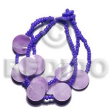 3 rows glass beads w 3 rows glass beads w