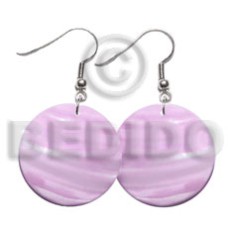 30mm pastel pink round kabibe