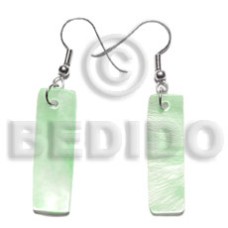 Dangling 30x10mm pastel green hammershelll Dangling 30x10mm pastel green hammershelll