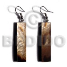 Dangling 40mmx10mm brownlip tiger bar