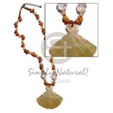 Corals acrylic crystals combination