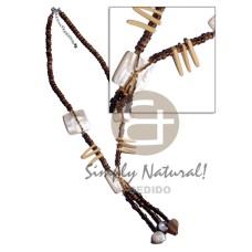 Tassled 4-5mm coco pokalet tiger