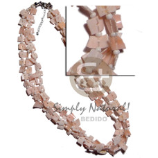 3 rows floating pink rose 3 rows floating pink rose