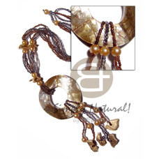 Tassled 4 rows glass beads Tassled 4 rows glass beads