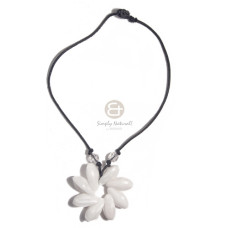 Bubble shells in wax cord