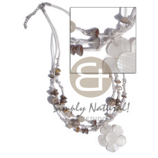 3 rows white knotted wax 3 rows white knotted wax