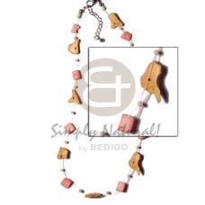 Floating coco pink shell nuggets