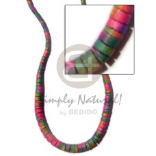 Graduated coco rainbow colored Graduated coco rainbow colored