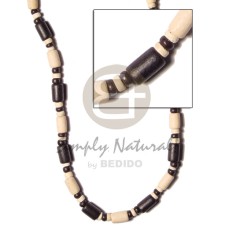 Black white wood tube coco Black white wood tube coco