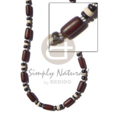 Dark brown buri tube