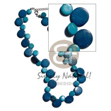 Single row blue tones coco Single row blue tones coco