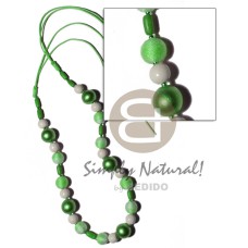 12mm wrapped wood beads w 12mm wrapped wood beads w