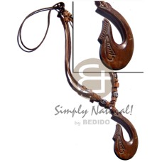 65mmx38mm carabao antique bone hone