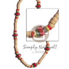 4-5 coco pokalet natural white red green yellow