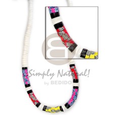 Graduated white clam 4-5mm