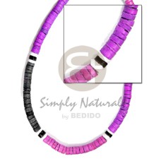 4-5mm coco heishe lavender pink black white clam 4-5mm coco heishe lavender pink black white clam