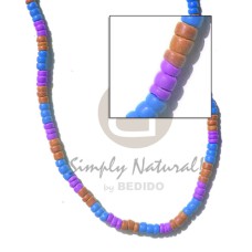 4-5mm coco pokalet violet brown blue combination 4-5mm coco pokalet violet brown blue combination