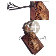 Clay tribal mask on 60mmx40mm Clay tribal mask on 60mmx40mm