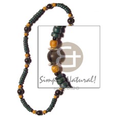 Dark green 4-5mm coco pokalet.