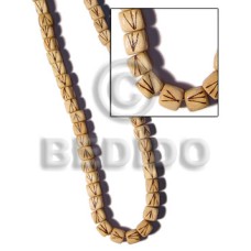 Natural wood dice burning