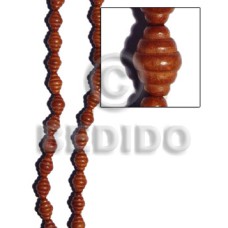 Bayong beehouse wood beads 12mmx18mm Bayong beehouse wood beads 12mmx18mm