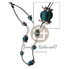 20mm wrapped wood beads 20mm wrapped wood beads