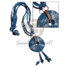 4 rows blue leather thong 4 rows blue leather thong