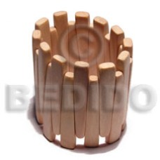 Elastic ambabawod wood bangle